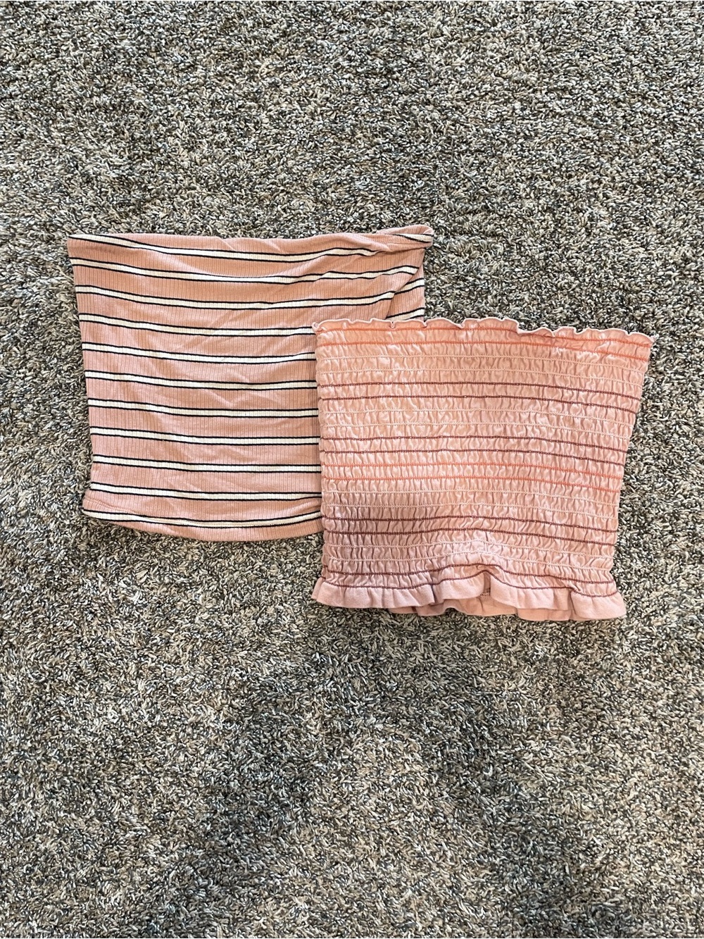 Arizona Jean Company Peach Strapless Tube Tops – Set of 2